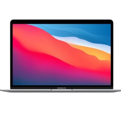 13-inch MacBook Air:M1 chip with 8-core CPU and 7-core GPU, 256GB, 8Gb RAM – Silver