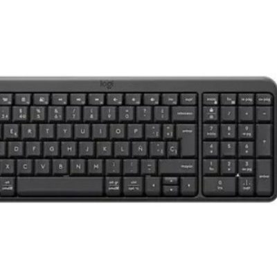 KIT TECLADO Y MOUSE LOGITECH MK MK250 GRAPHITE COMPACTO BT 10 MTS
