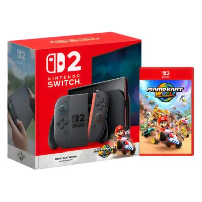 Consola Nintendo Switch 2 256gb Bundle Internacional Mario Kart World Juego Físico