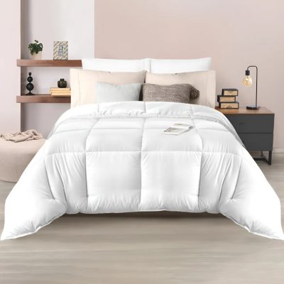 Edredón Duvet Con Relleno King Size Blanco Ultra Suave