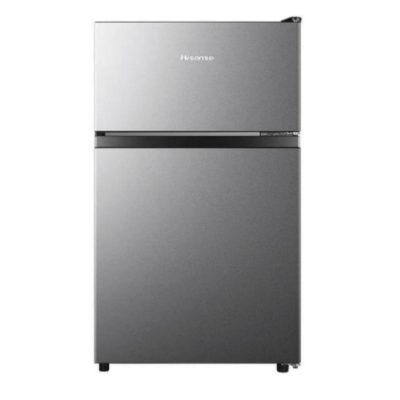 FRIGOBAR 3.1 PIES DOBLE PUERTA COLOR SILVER HISENSE