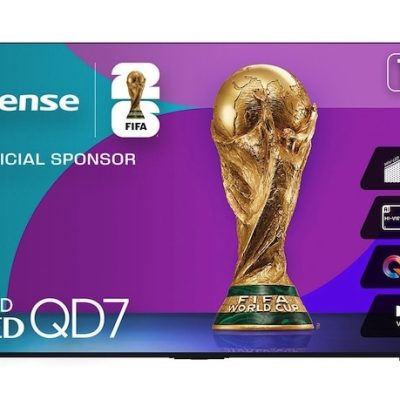 Hisense Smart TV QLED 100QD7N 100″, 4K Ultra HD, Negro