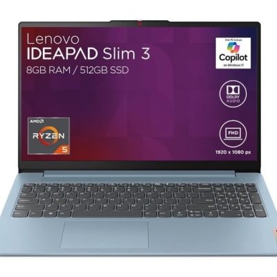 Laptop Lenovo IdeaPad Slim 3 15AMN8, AMD Ryzen 5 7520U